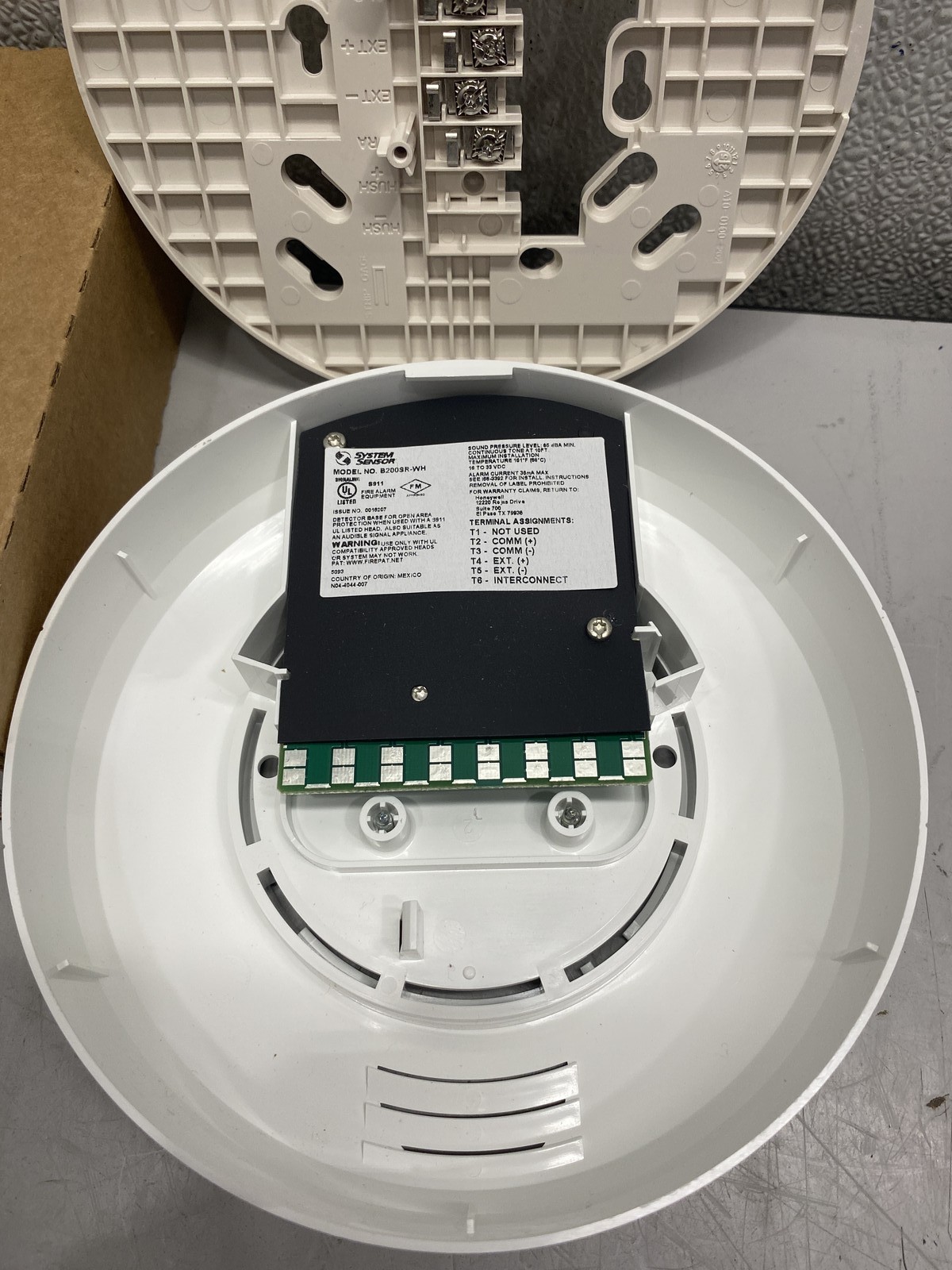 Systen Sensor B200SR-WH White Sounder