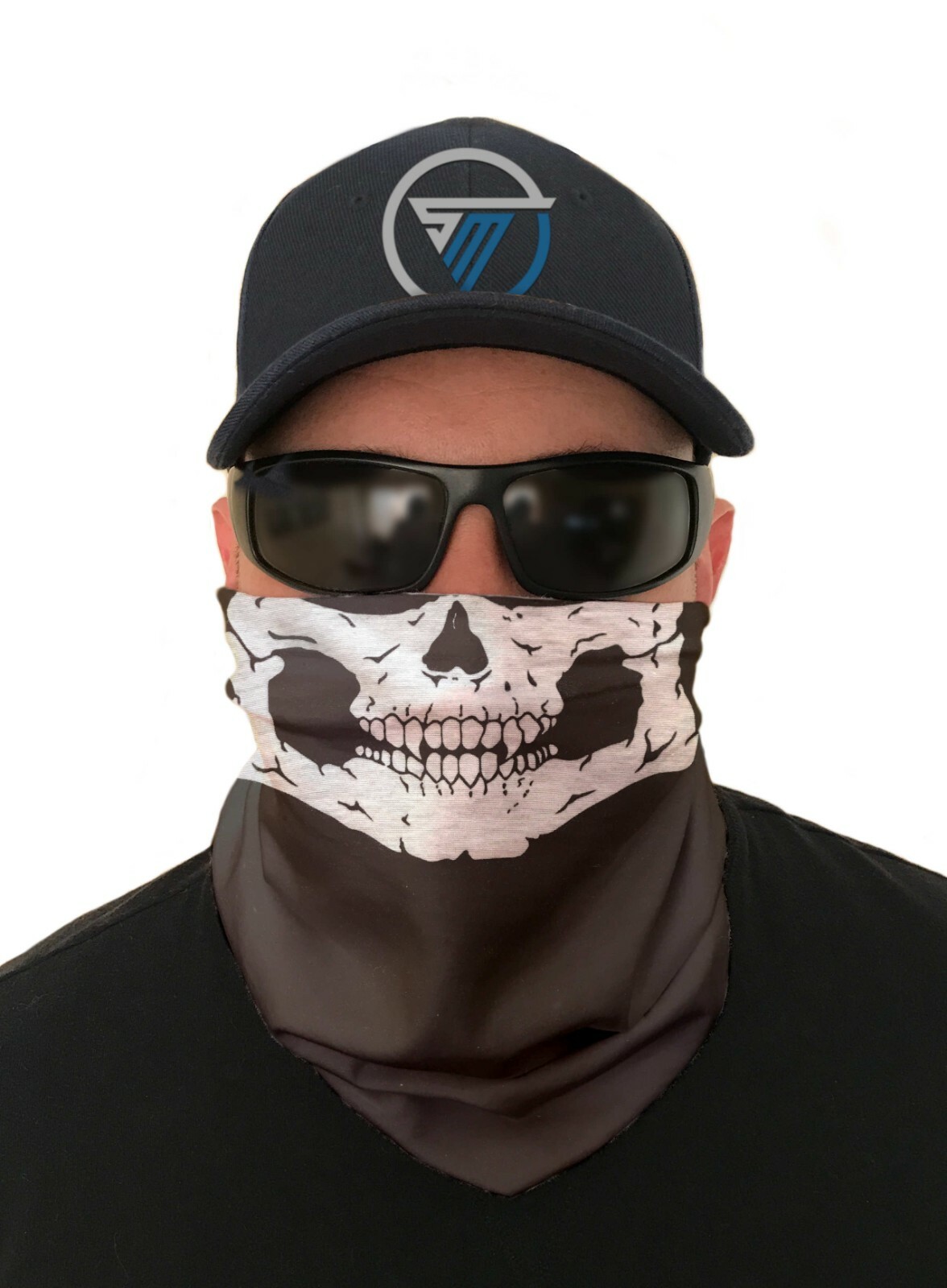 Skull Neck Gaiter Mask Face Fishing Scarf Sun Cover Headwear Balaclava Biker UPF