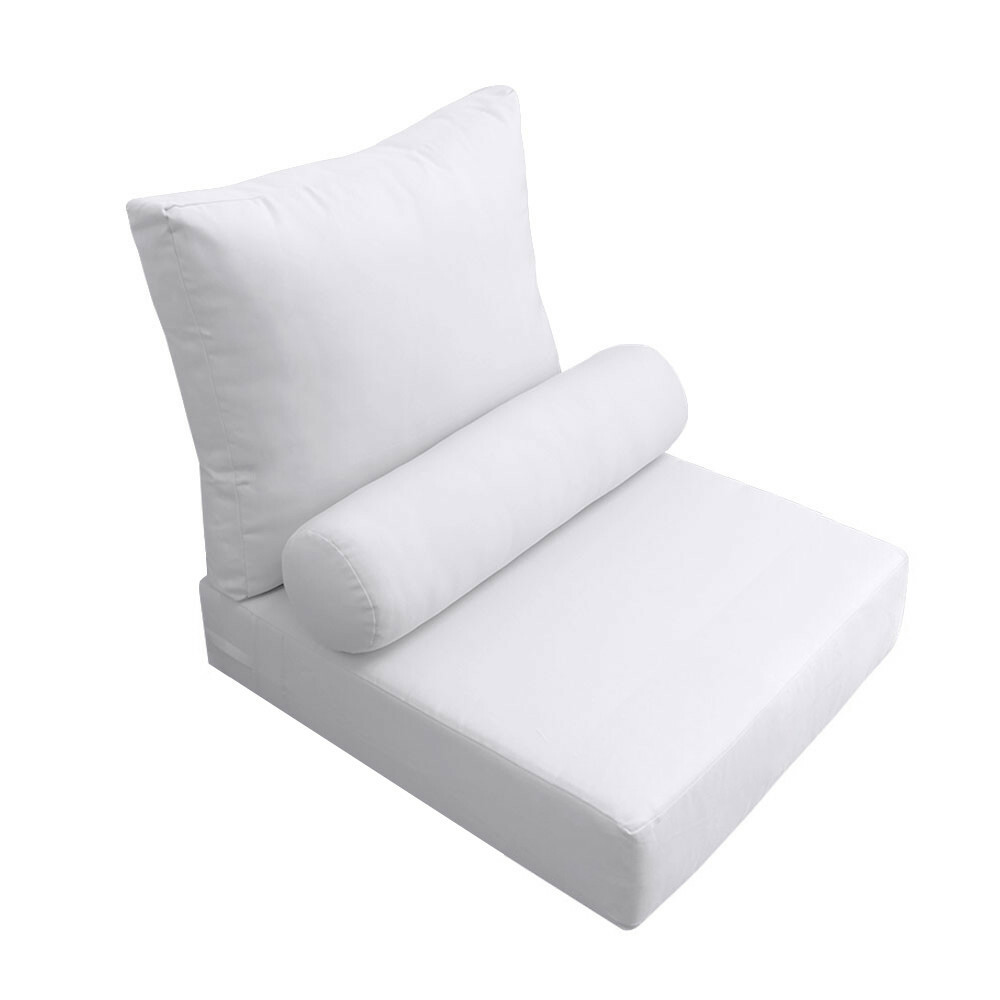 24x26x6 Knife Edge Medium Outdoor Deep Seat Back Rest Bolster Cover ONLY-AD105