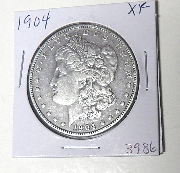 1904-P Morgan Silver Dollar XF Cleaned Philadelphia Mint (6226)