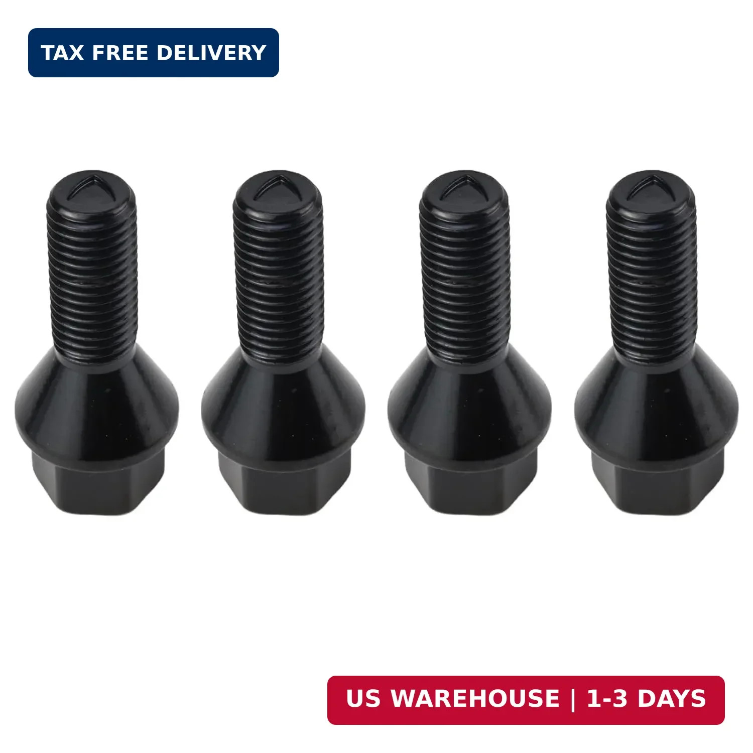 4PCS M12 x 1.5mm Wheel Lug Bolts Nuts for BMW 318i 320i 325i 328i 330i 335i 520i