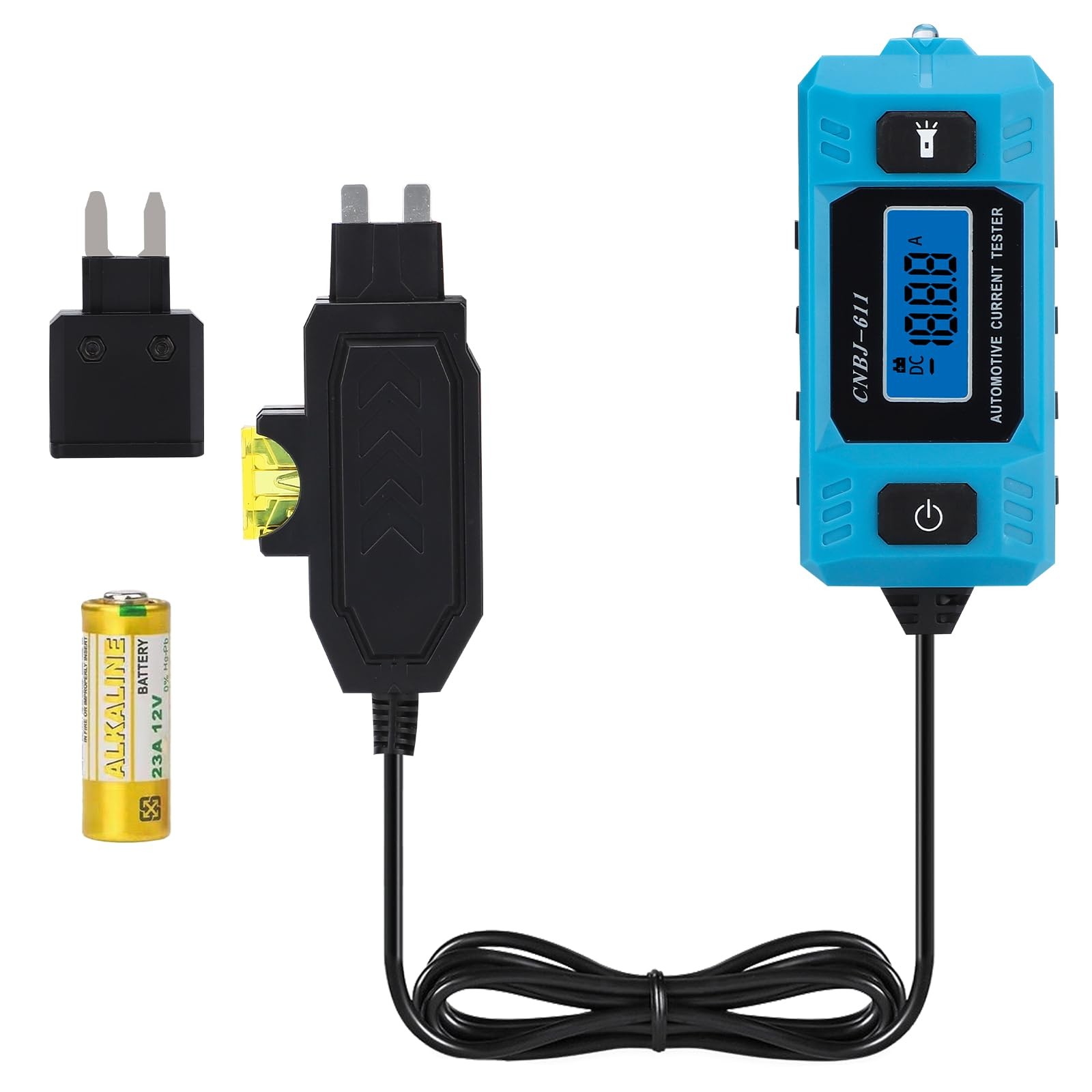 Chazcool Fuse Tester, 20A 48V Automotive Circuit Fault Probe blue