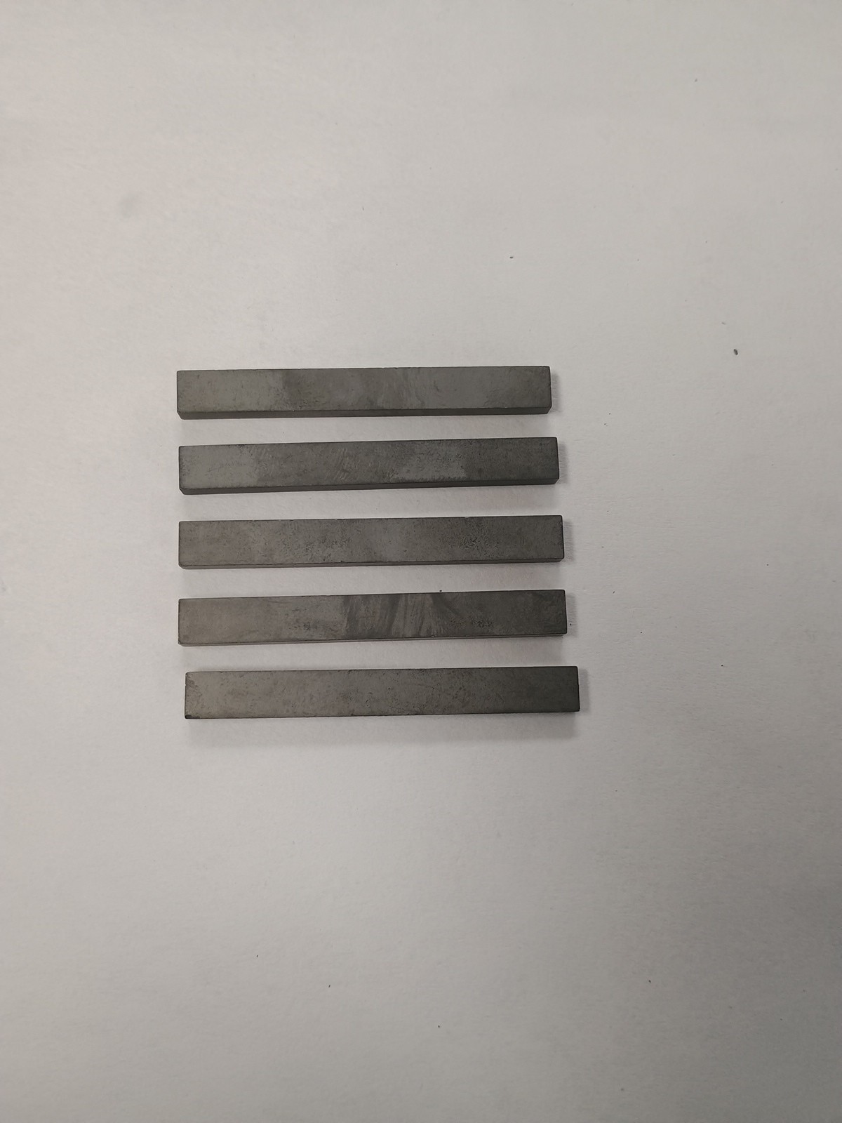 Lot of 5 Solid Carbide Rectangular Tool Blanks 0.281" x 0.141" x 2.395"