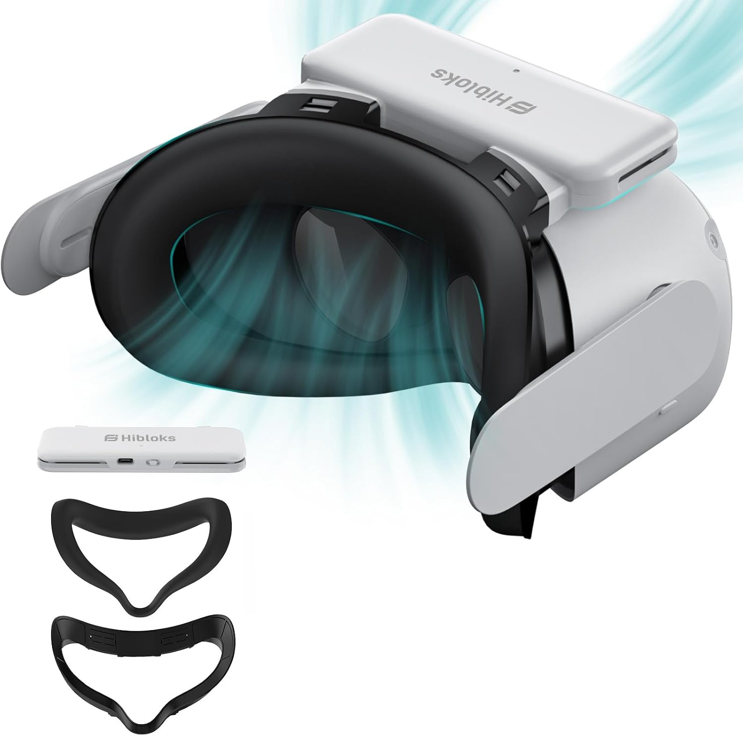 Hibloks Quest 2 Fan Cooling Mask for Meta/Oculus Quest 2 Accessories, Circulated