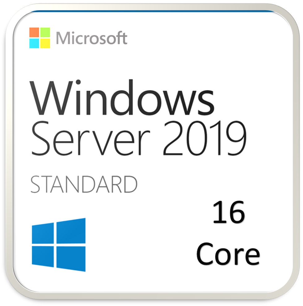 Windows Server 2019 Standard - 16 Core License