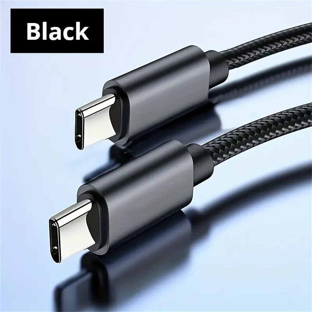 USB-C to USB-C Cable Male Type-C Cable Cord Fast Charger Charging Data Sync