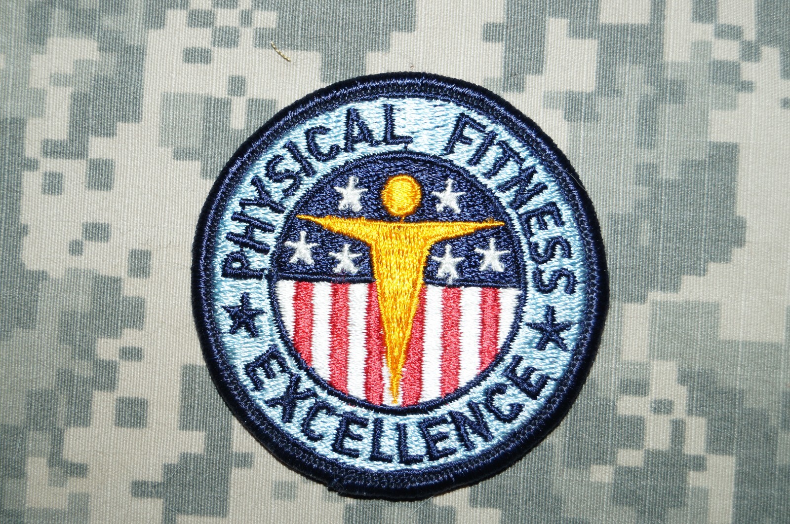 Military Patch US Army Physical Fitness of Excellence Color Sew On Authentic