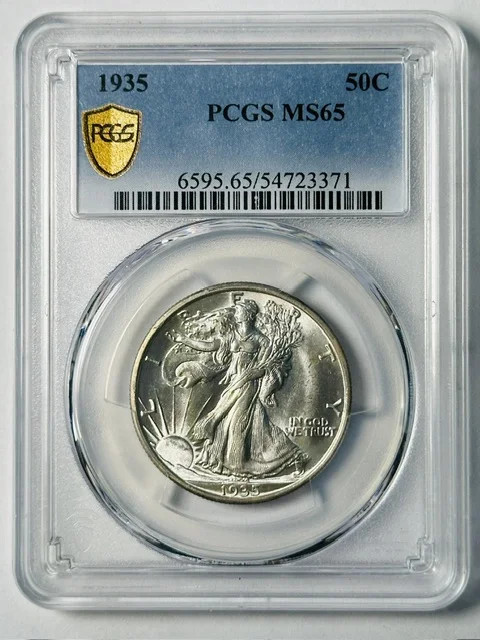 1935 P Walking Liberty Half Dollar PCGS MS-65