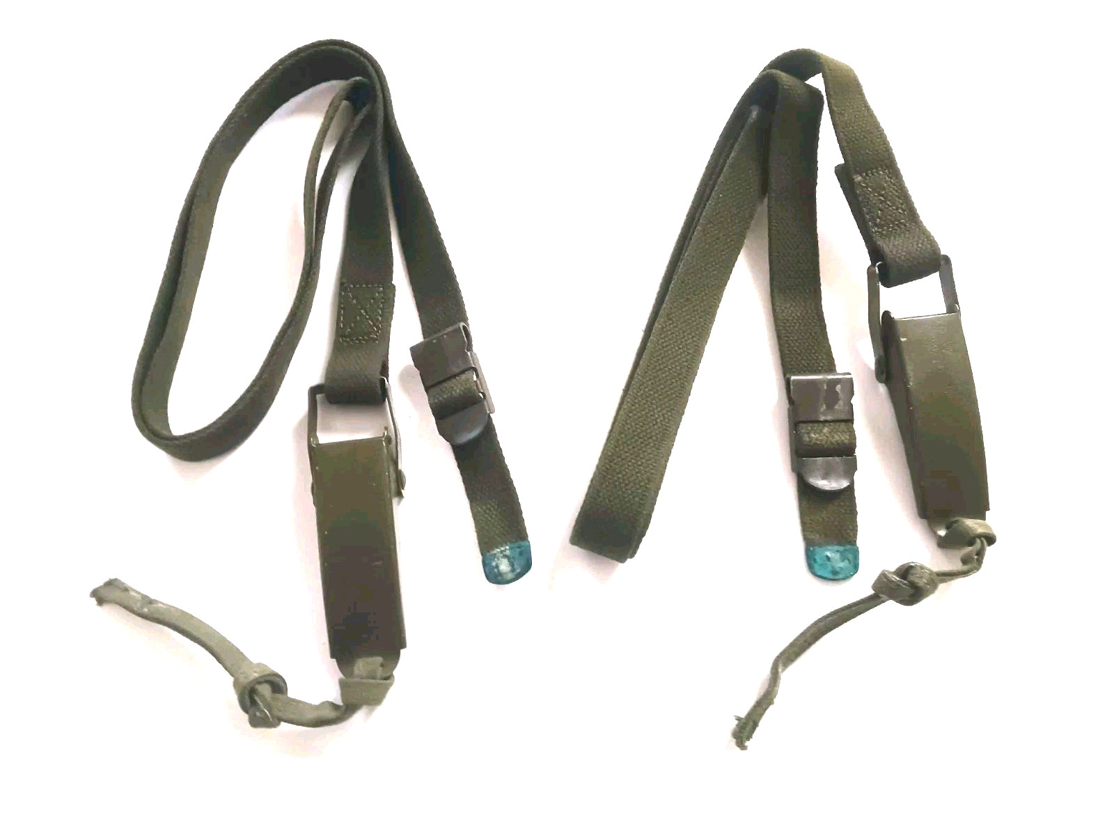 Lot Of 2  USGI OD Green Cargo Packboard Straps Quick Release Type