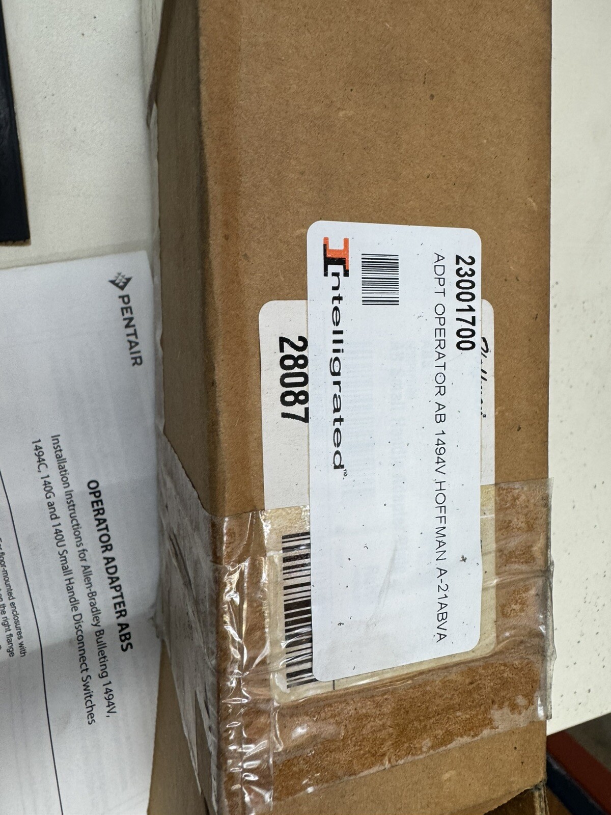NEW! Hoffman A-21ABVA Adapter Operator AB 1494A