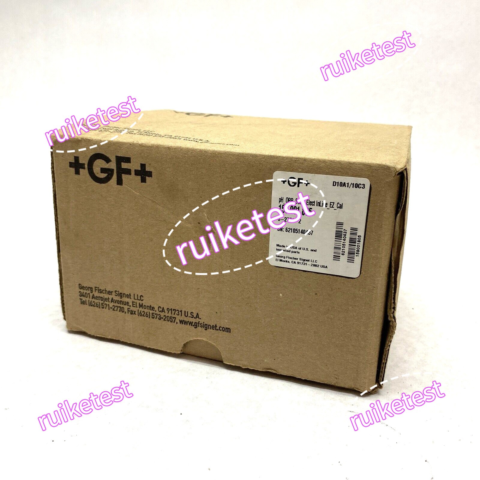 +GF+ Georg Fisher Signet 3-2751-2 pH ORP Inline Sensor with EZ Cal 159 001 805