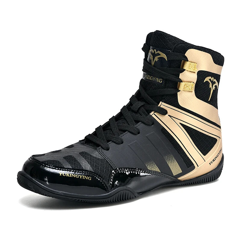 Professional Competition Sports Men's Wrestling Shoes Boxing Anti-Slip Footwear