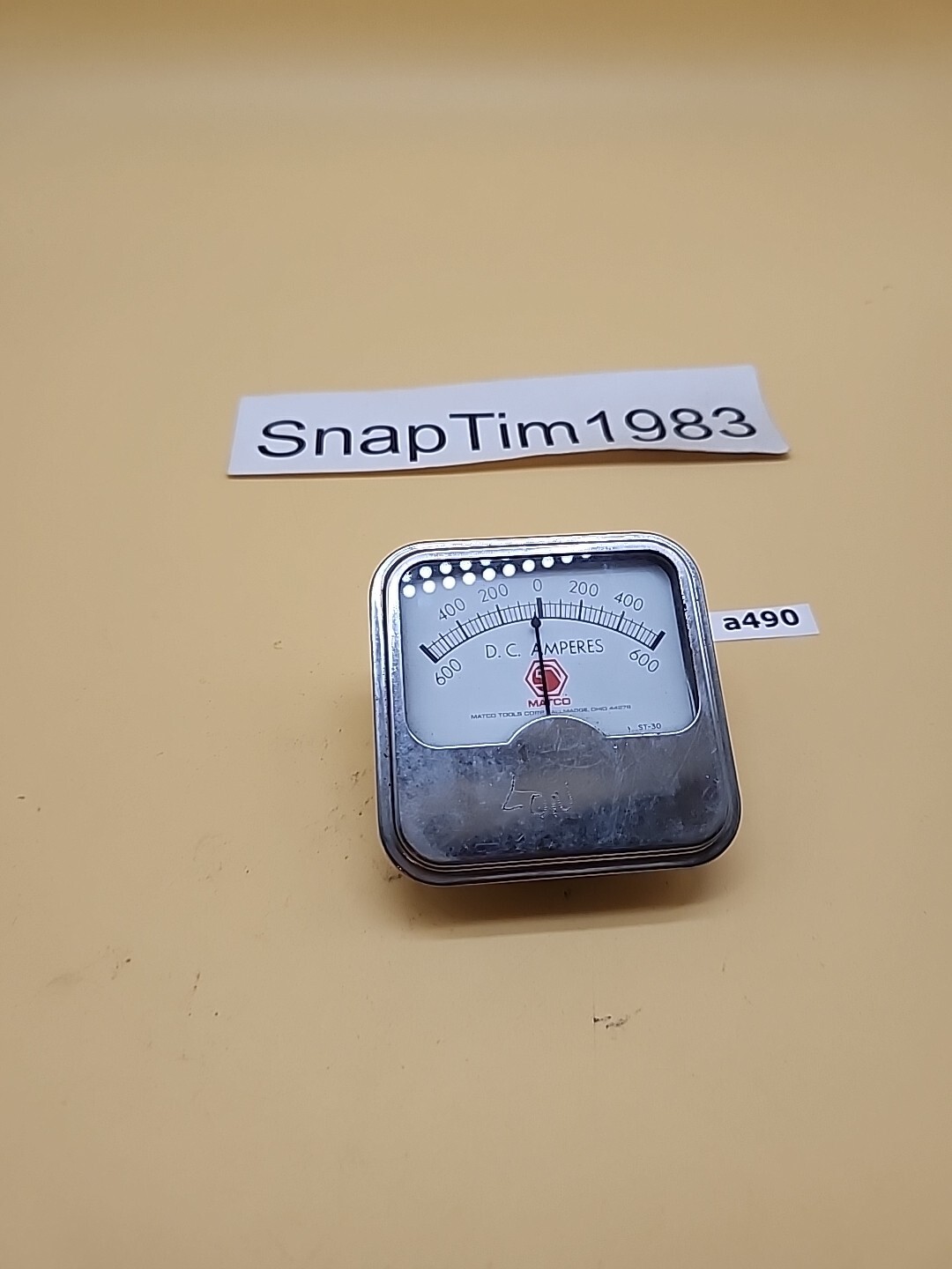 Matco Tools Corp ST-30  Amperes Gauge Meter USA
