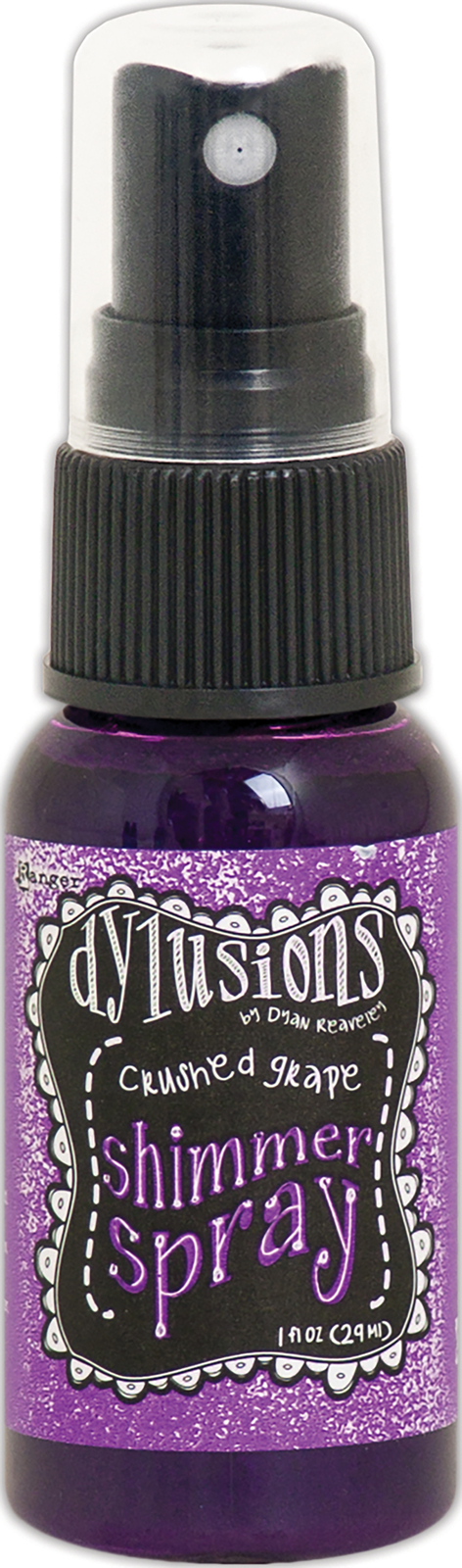 Dylusions Shimmer Sprays 1oz-Crushed Grape (Pack of 3)
