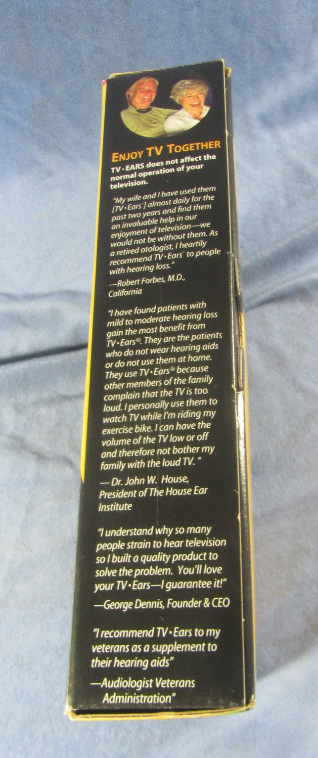 TV Ears and Accessories - Needs Battery, Untested As-Is