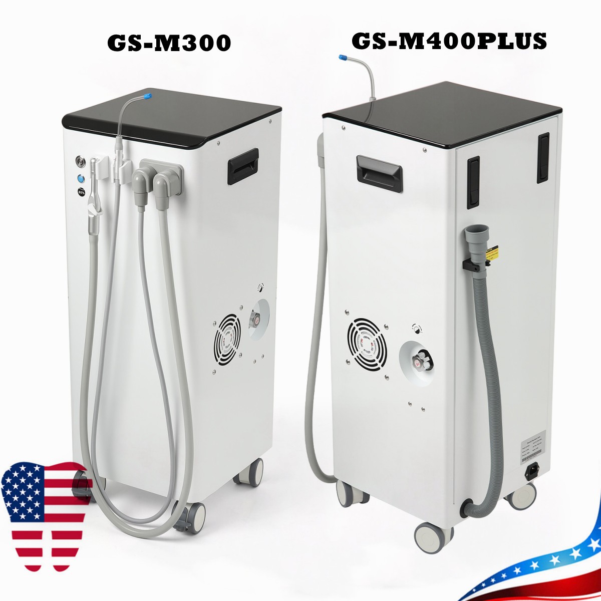 AZDENT Dental Portable Suction Unit System Negative Pressure Pump High Volume