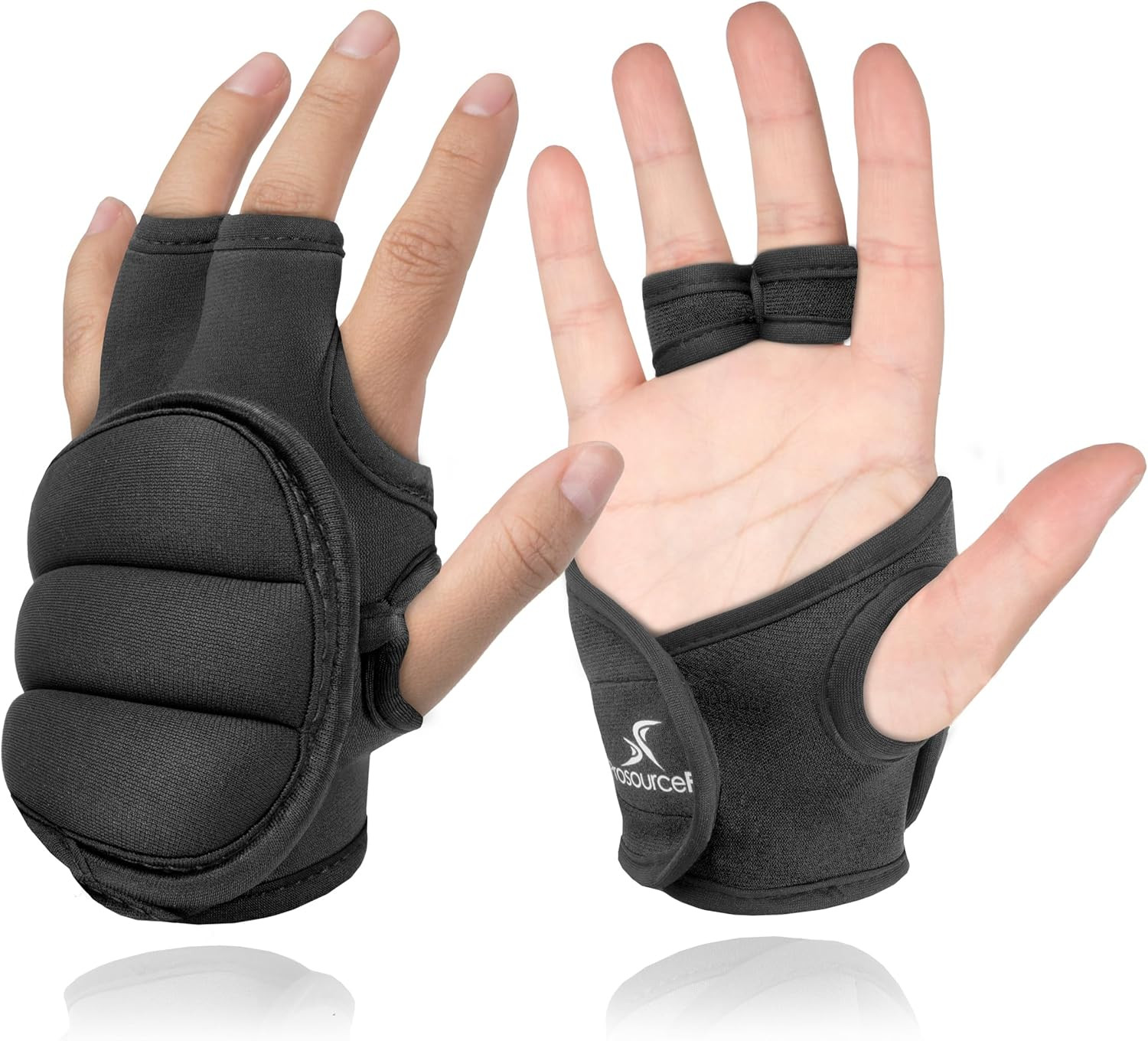 Weighted Gloves, Pair of Heavy Duty 2 Lb. Neoprene for Sculpting and Aerobics