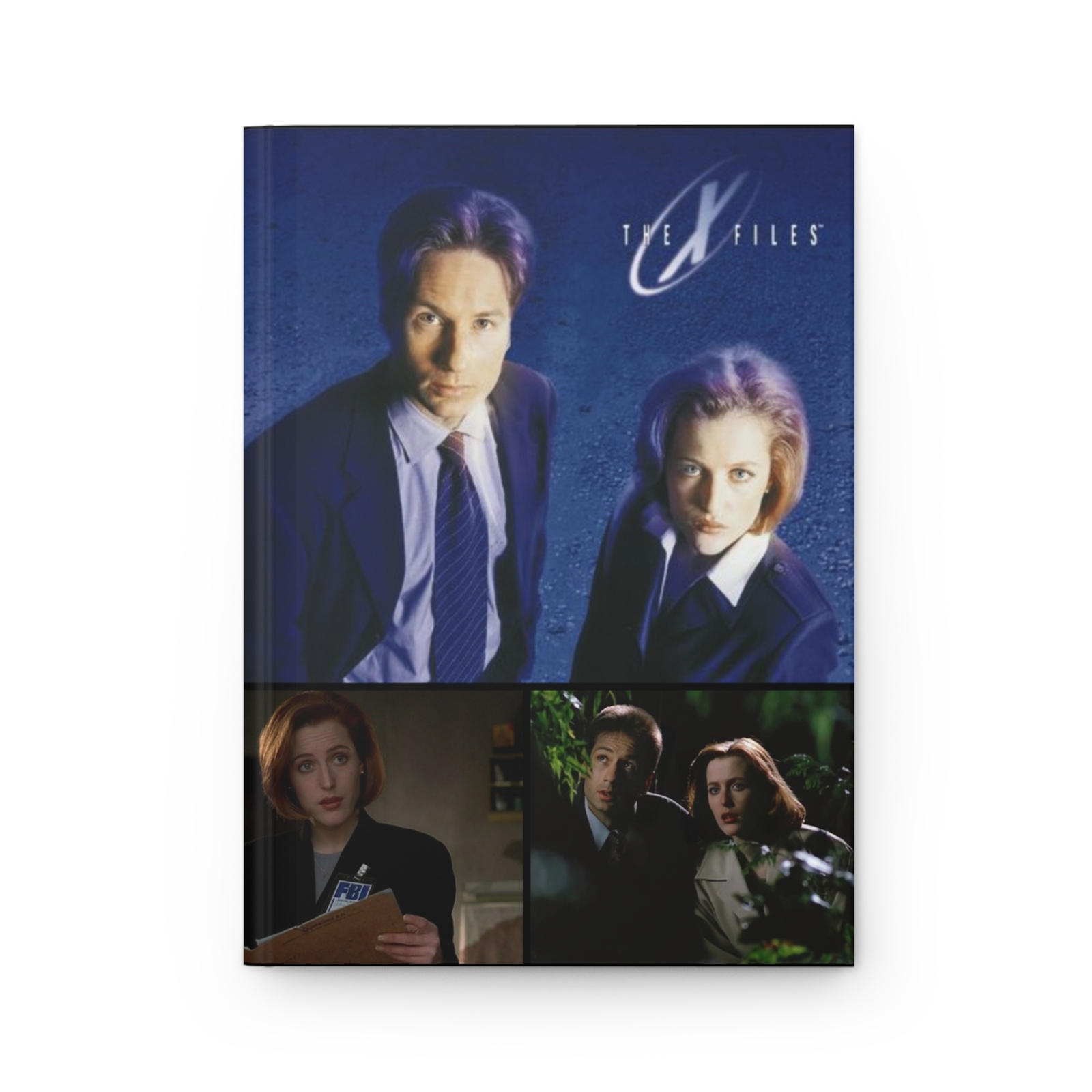 The X-Files Hardcover Journal, Retro Notebook, TV Show Buff Gift, Pop Culture