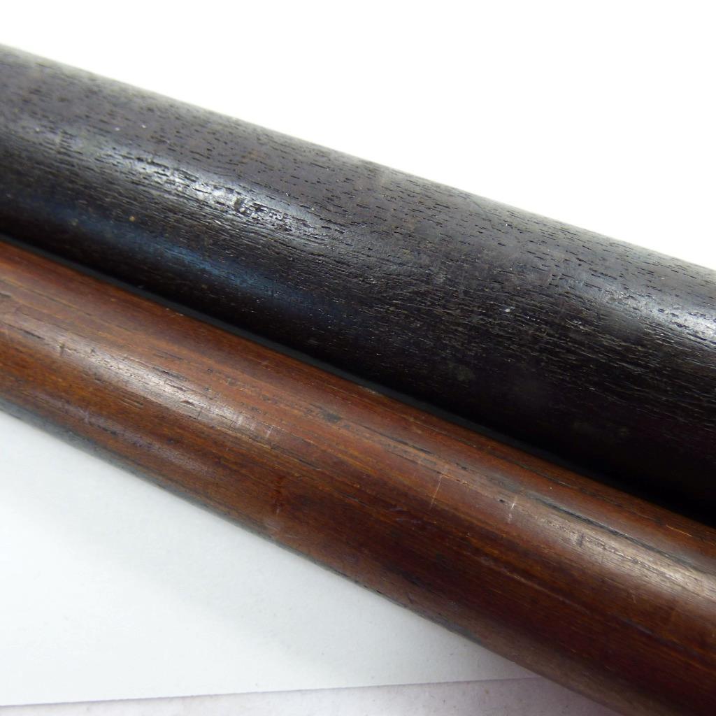 2 x solid draughtsmen rolling rules Antique TECHNICAL DRAWING INSTRUMENT Vintage