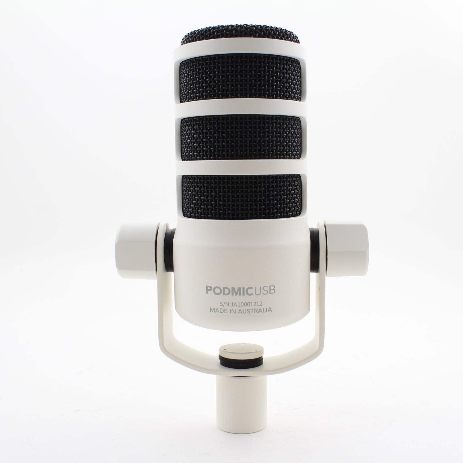 * OPEN BOX GOOD * RODE PodMic USB and XLR Dynamic Broadcast Microphone (White)