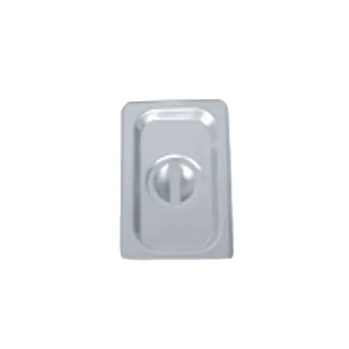 Thunder Group STPA5140C 1/4 Size 24 Gauge Stainless Solid Steam Table Pan Cover
