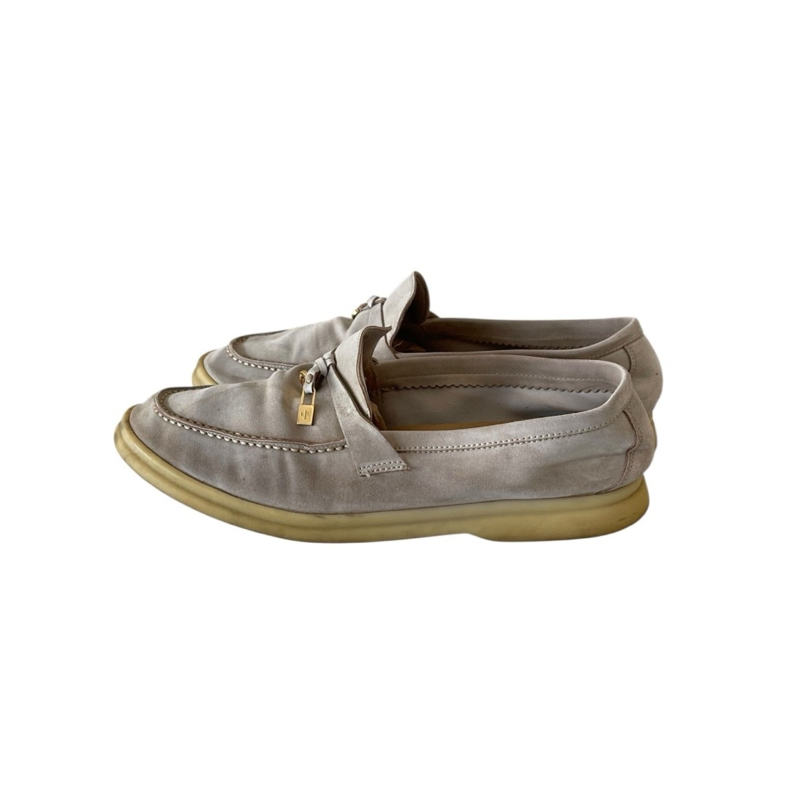 Lora piana Summer Walk Suede Loafers Women's Size: 8 | IT 38