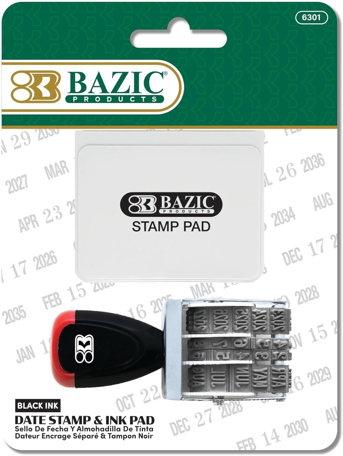 Date Stamp with Ink Pad 1 Count
