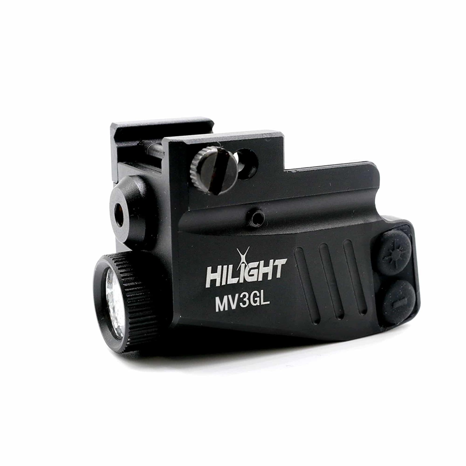 HiLight MV3GL Green Laser Sight Flashlight Combo for Pistol Handgun Low Profile