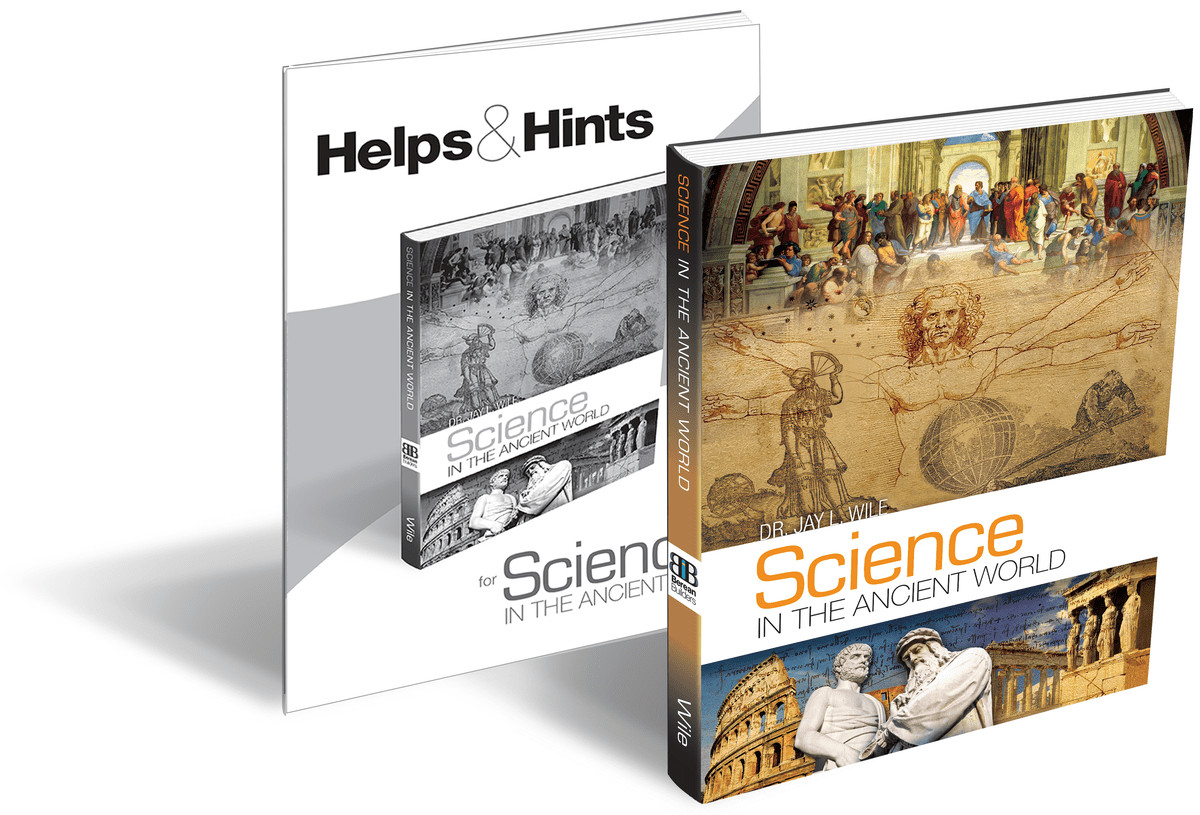 Science in the Ancient World Set Elementary Textbook +Helps & Hints K-6 Jay Wile