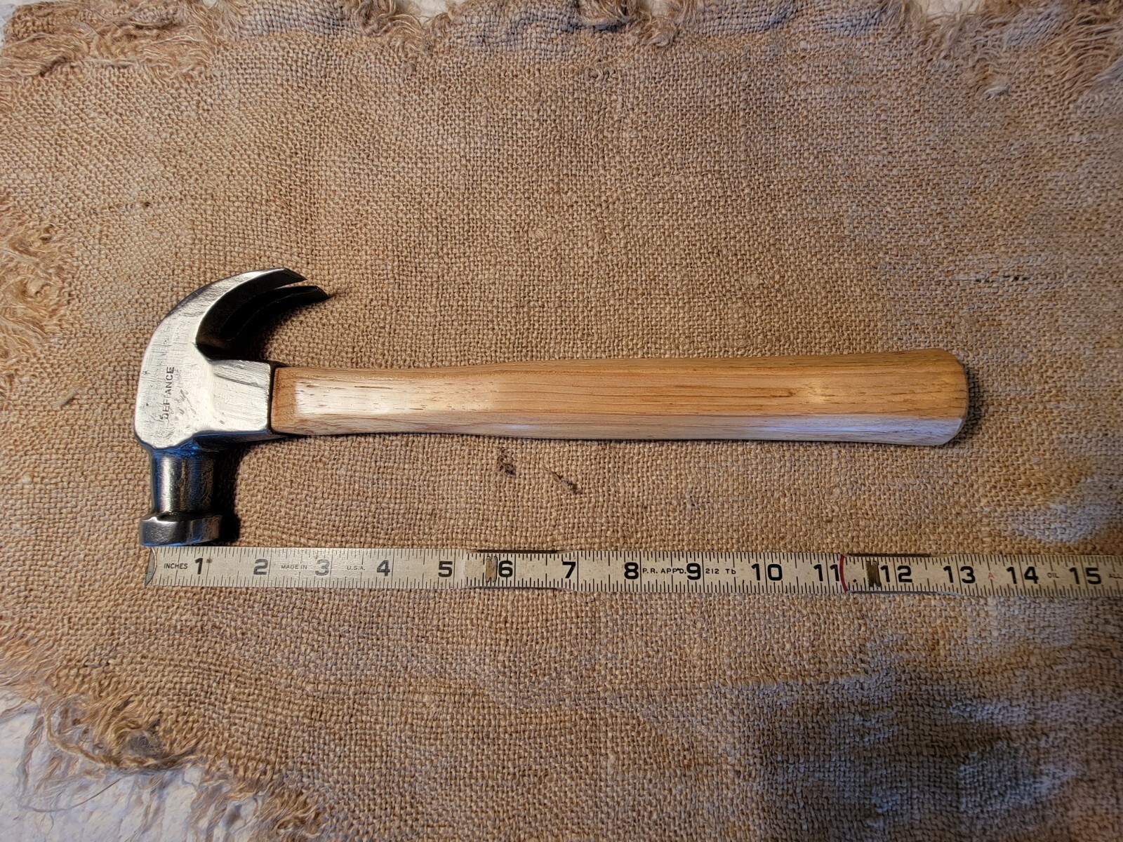 Vintage Defiance USA Claw Hammer