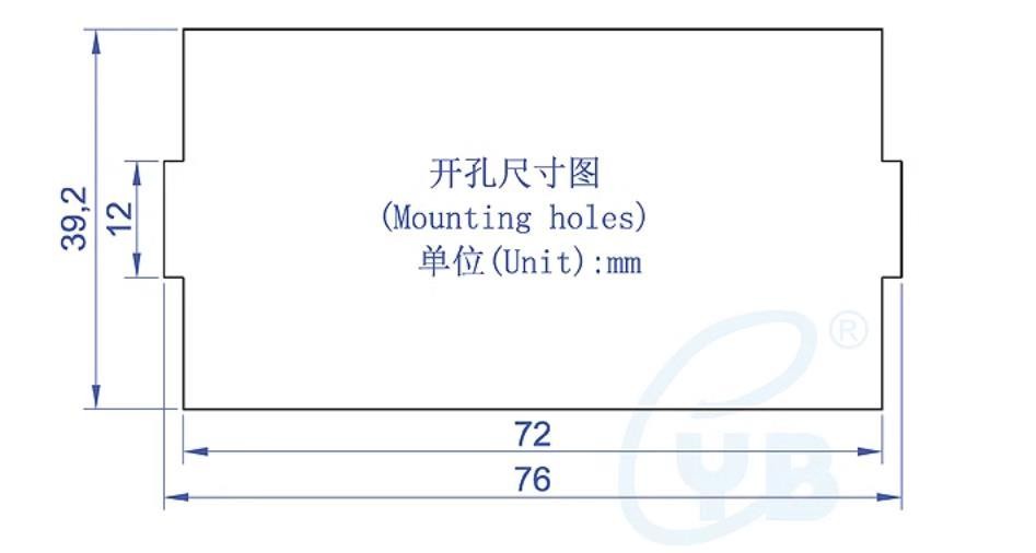 1Pcs YB5135B 3 1/2 LED Digital DC Voltmeter Panel Meter DC 0-2000V