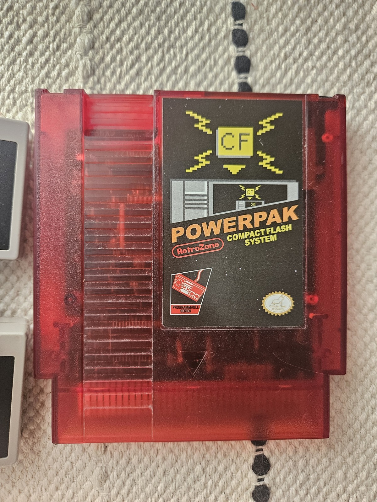 PowerPak Cartridge Compact Flash System Memory Card for Nintendo NES Console Red