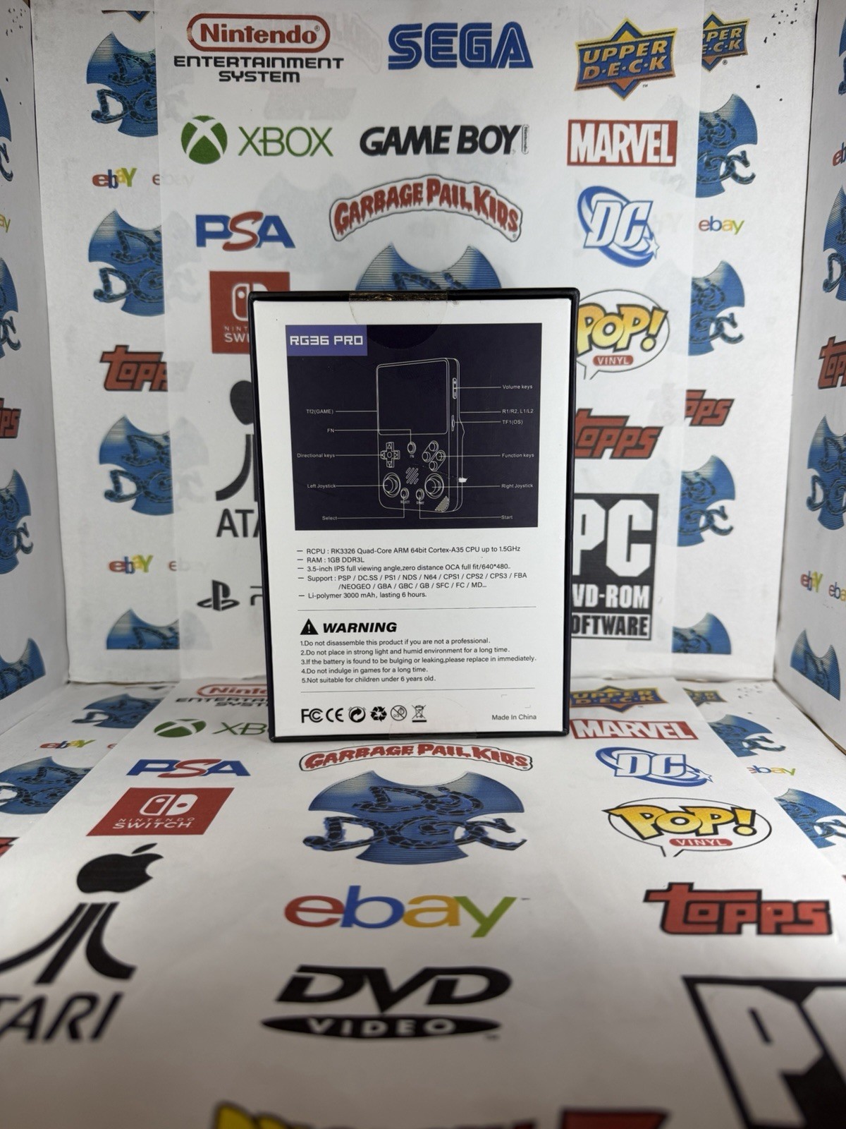 RG36PRO 64GB Retro Handheld Console : Black