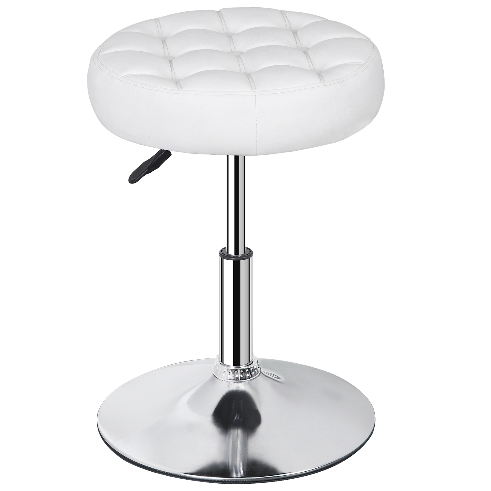 Vanity Stool 360° Swivel Makeup Stool Adjustable Ottoman for Bedroom Bathroom