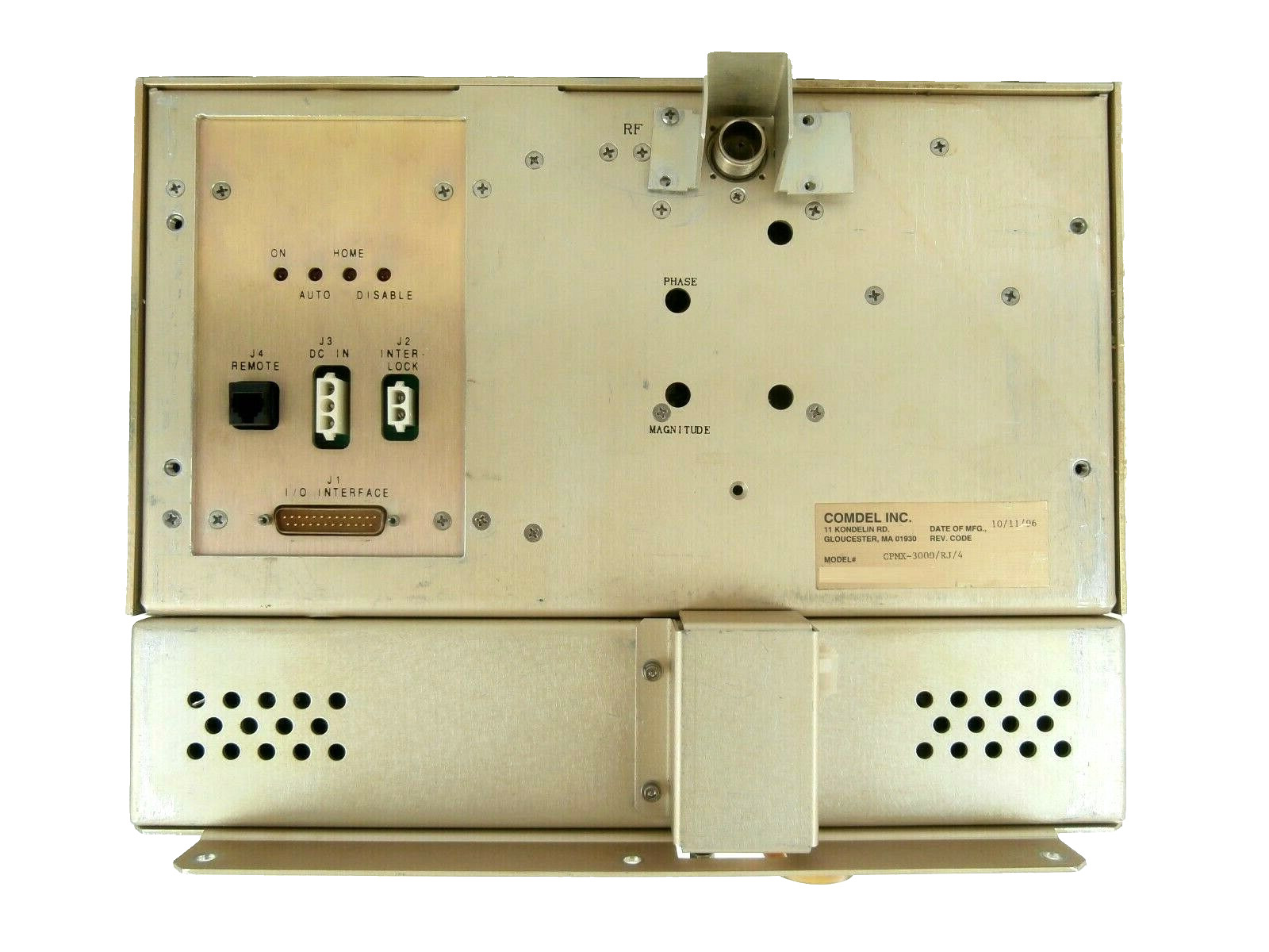 Comdel CPMX-3000/RJ/4 RF Matching Network Lam Research FPD Working