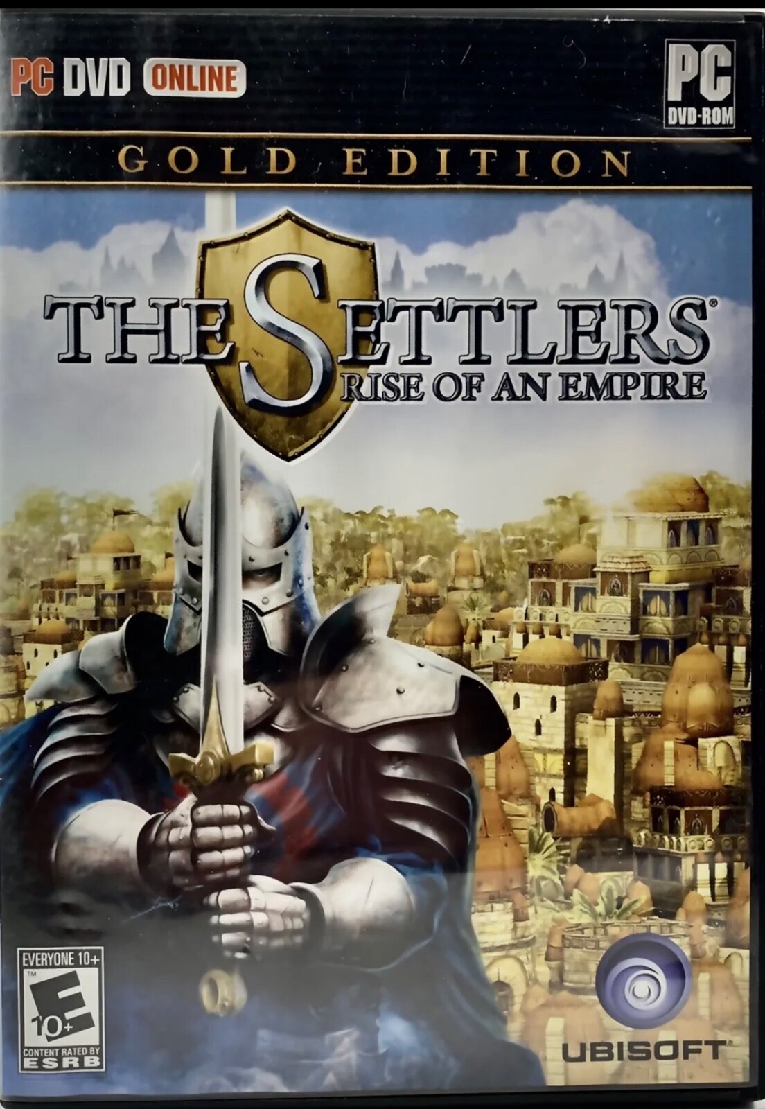 THE SETTLERS RISE OF AN EMPIRE GOLD Online Edition PC 2008 WIN DVD Vintage Game
