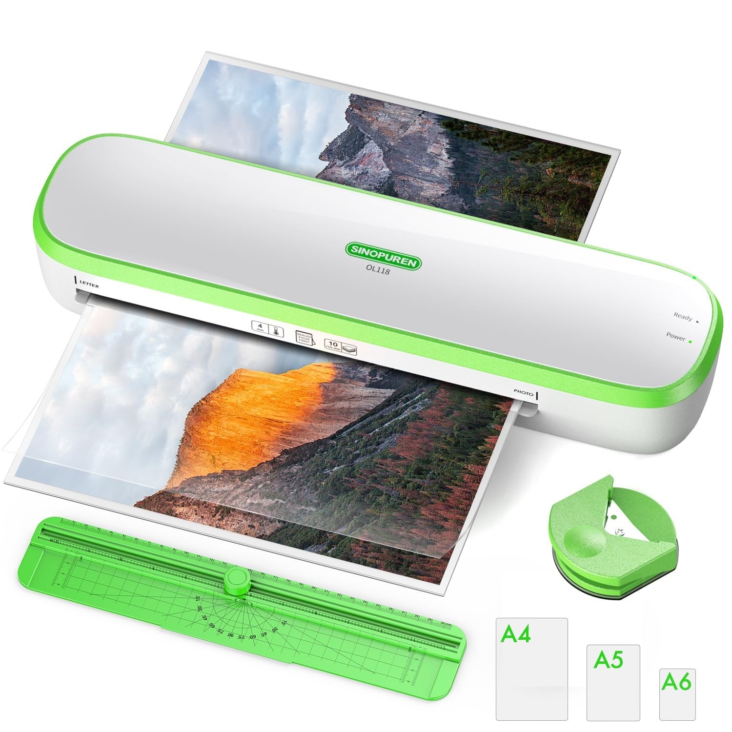 Quiet Laminator Machine for Home & Teachers – SINOPUREN 9-Inch Thermal Lam
