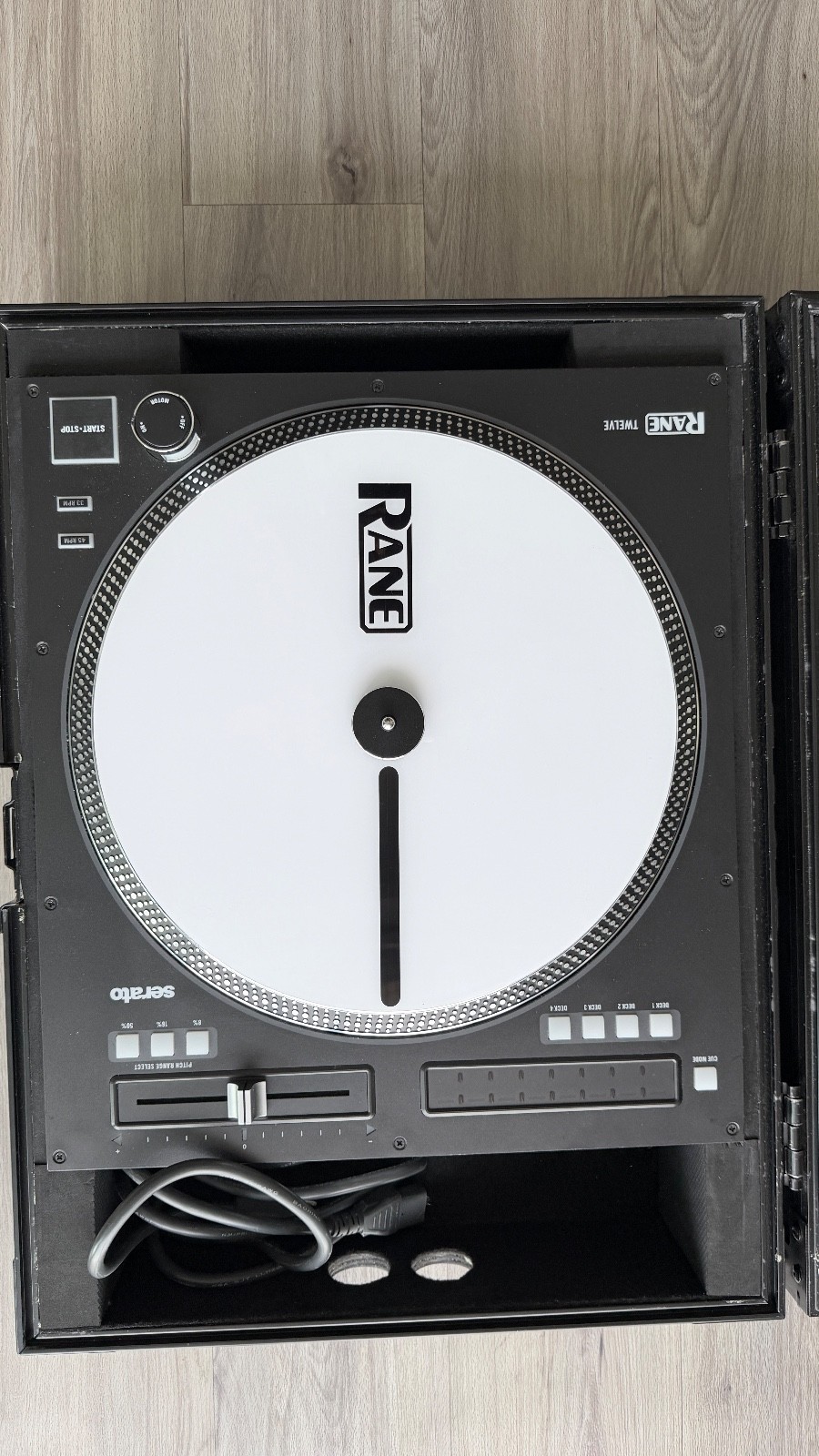 RANE TWELVE 12-inch Motorized Turntable Controller with Black Label Odyssey Case