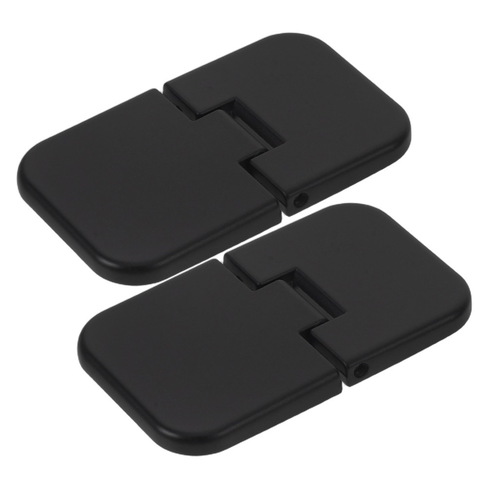 2Pcs Durable Zinc Alloy Laptop Risers Black Self Adhesive Cooling Stand for Desk