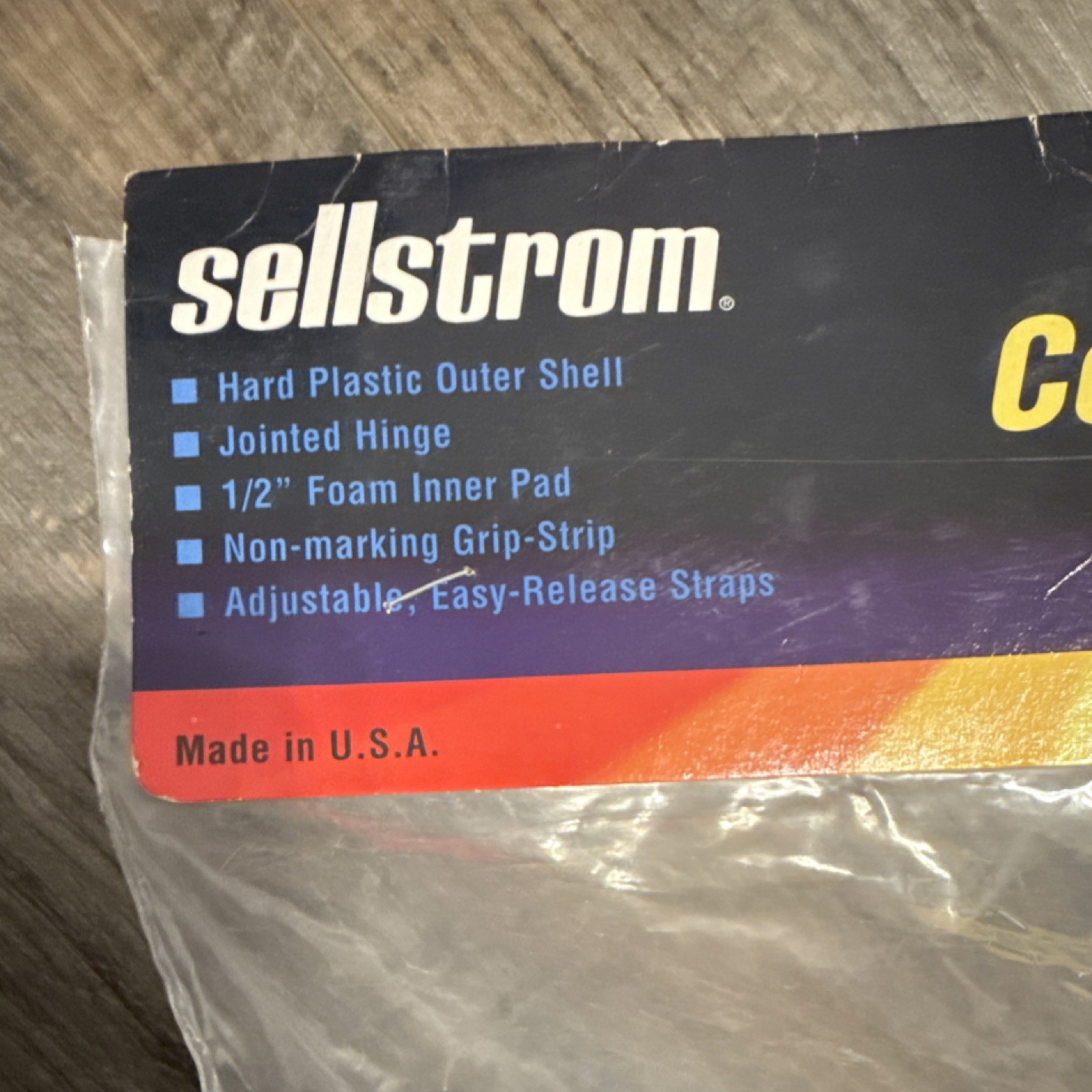 Sellstrom Knee-Pro Ultra Flex II Hardshell Knee Pads Gray/Blue Adjustable Straps