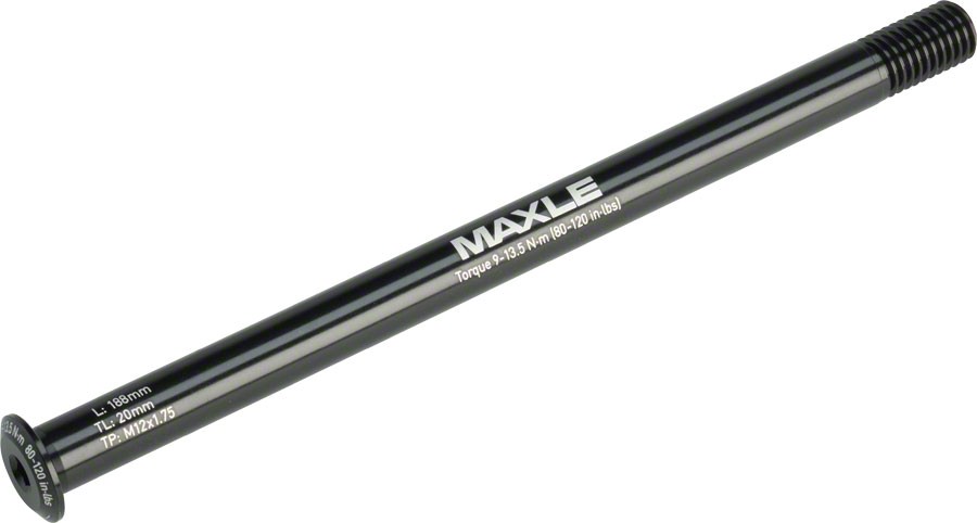RockShox MAXLE STEALTH Thru Axle, Rear, 12x148mm TA, Length: 188mm, Thread