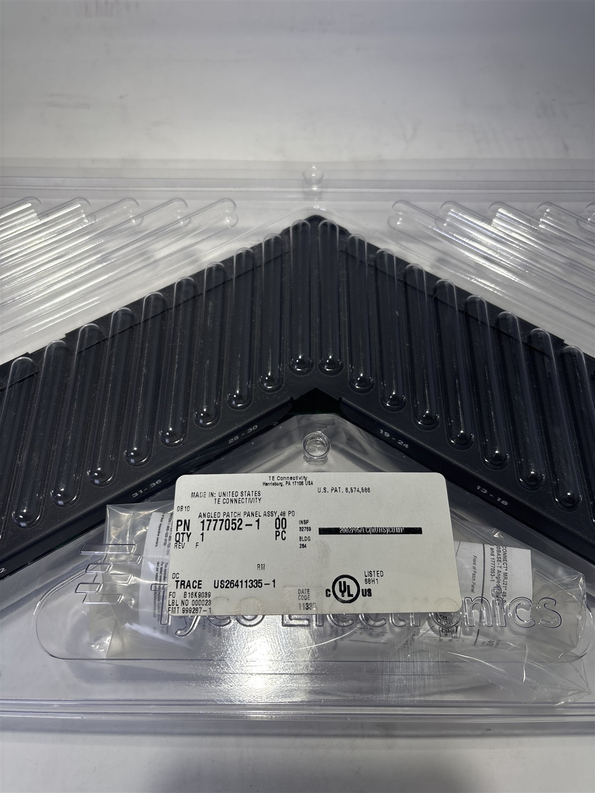 Tyco Electronics AMP Netconnect 48-Port Angled Patch Panel 1777052-1