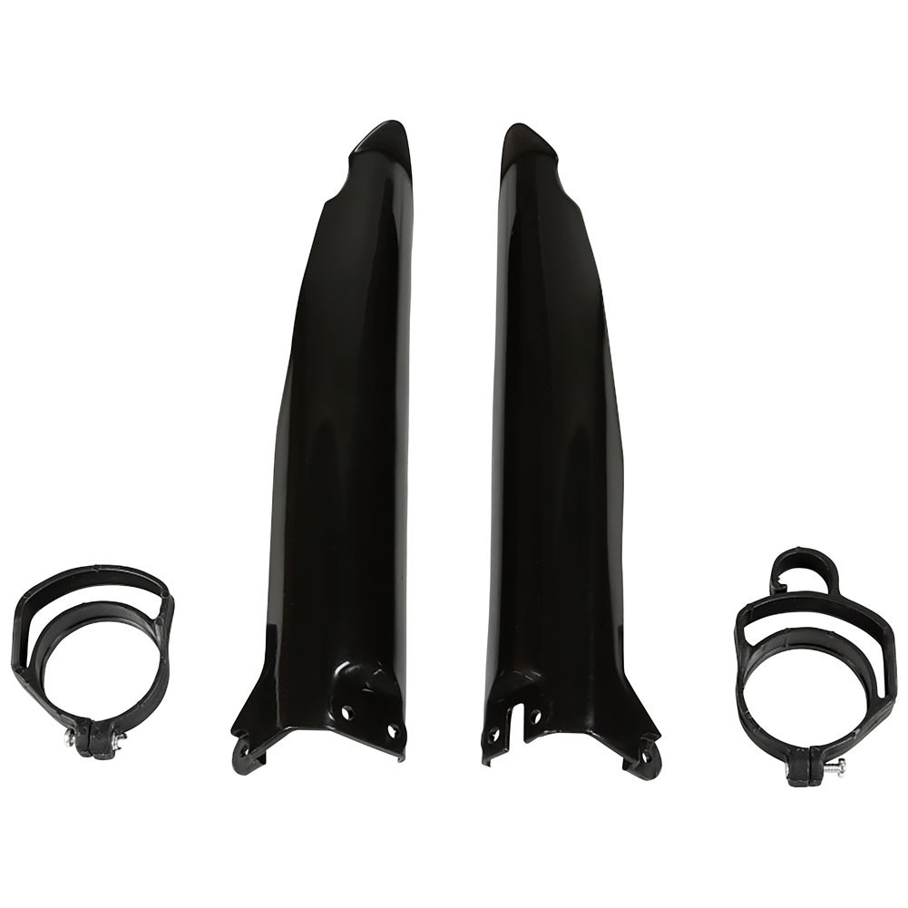 UFO Fork Guards Covers Protectors Black Kawasaki KX125 KX250 KX500 1996-2003