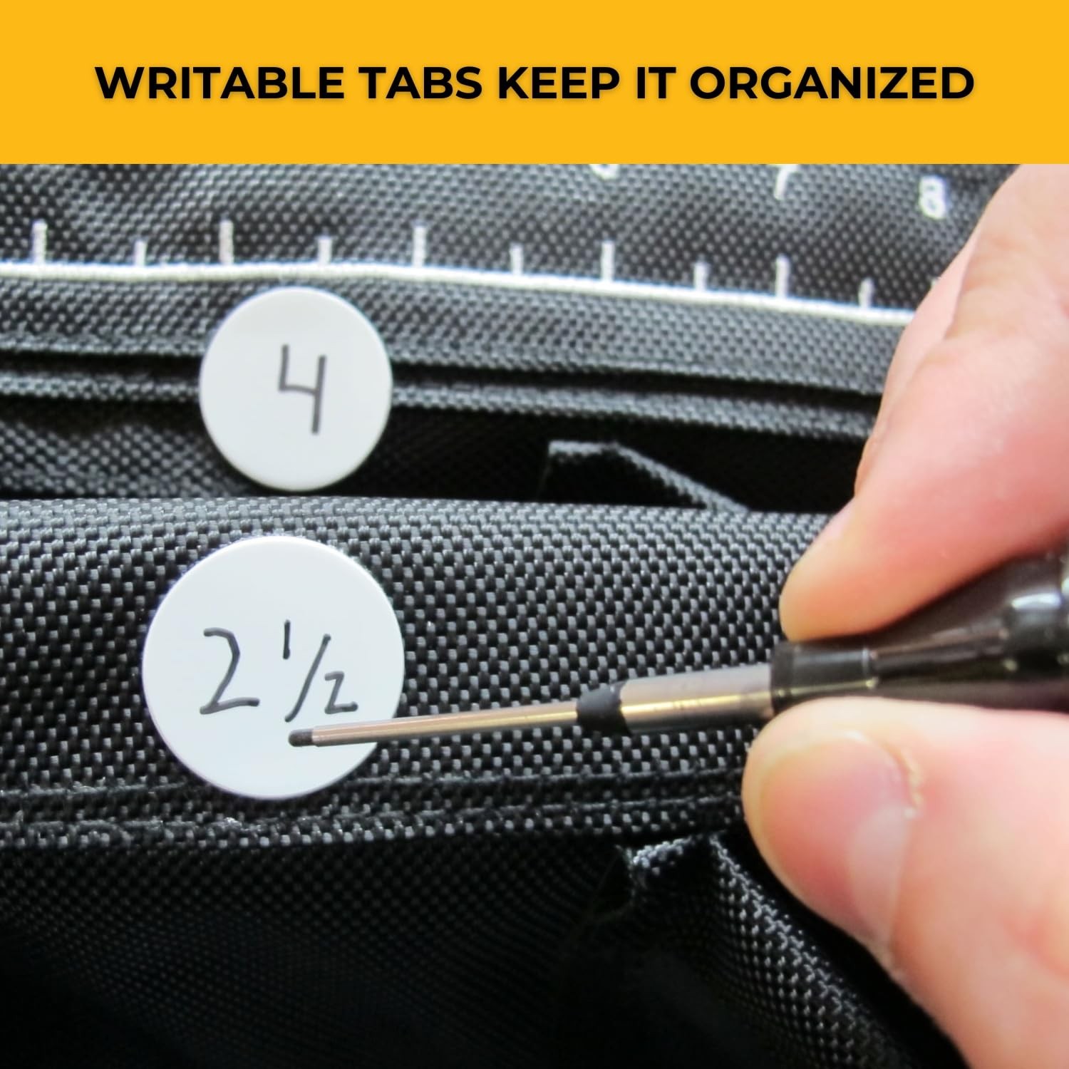80589 6 Pocket FLEX Organizer Screw Bag