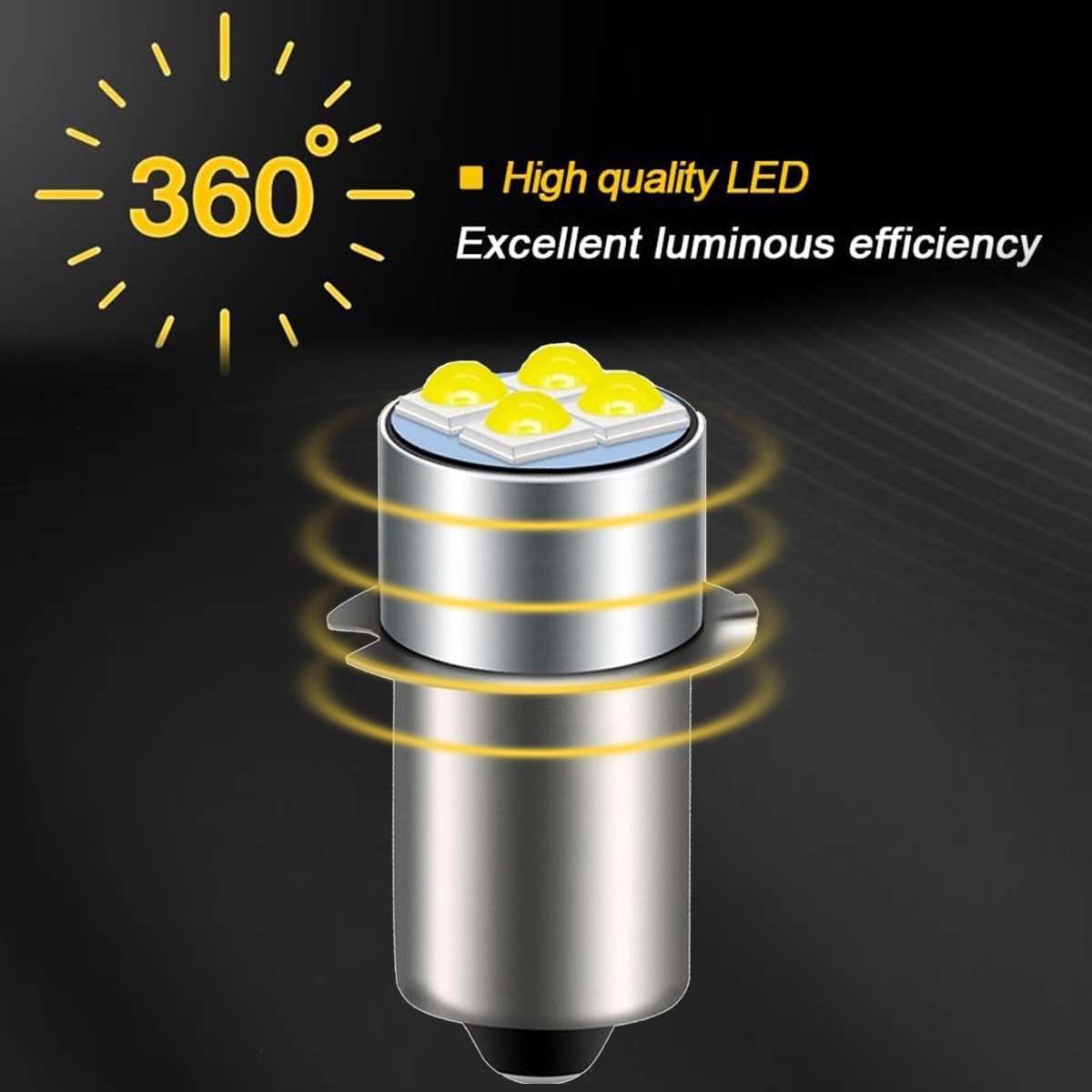 2Pcs P13.5S 19.2V LED Bulb Replace For CRAFTSMAN 315.113913 Flashlight Worklight