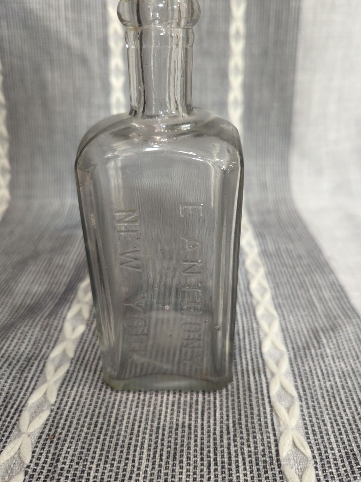 1860s E.ANTHONY NEW YORK EARLY AMBROTYPE COLLODIAN PHOTOGRAPH DEVELOPER BOTTLE