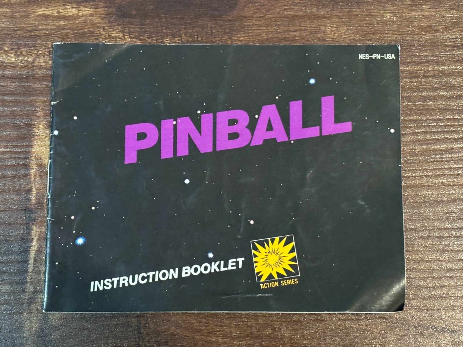 Pinball Black Box Version Nintendo NES Instruction Manual Only