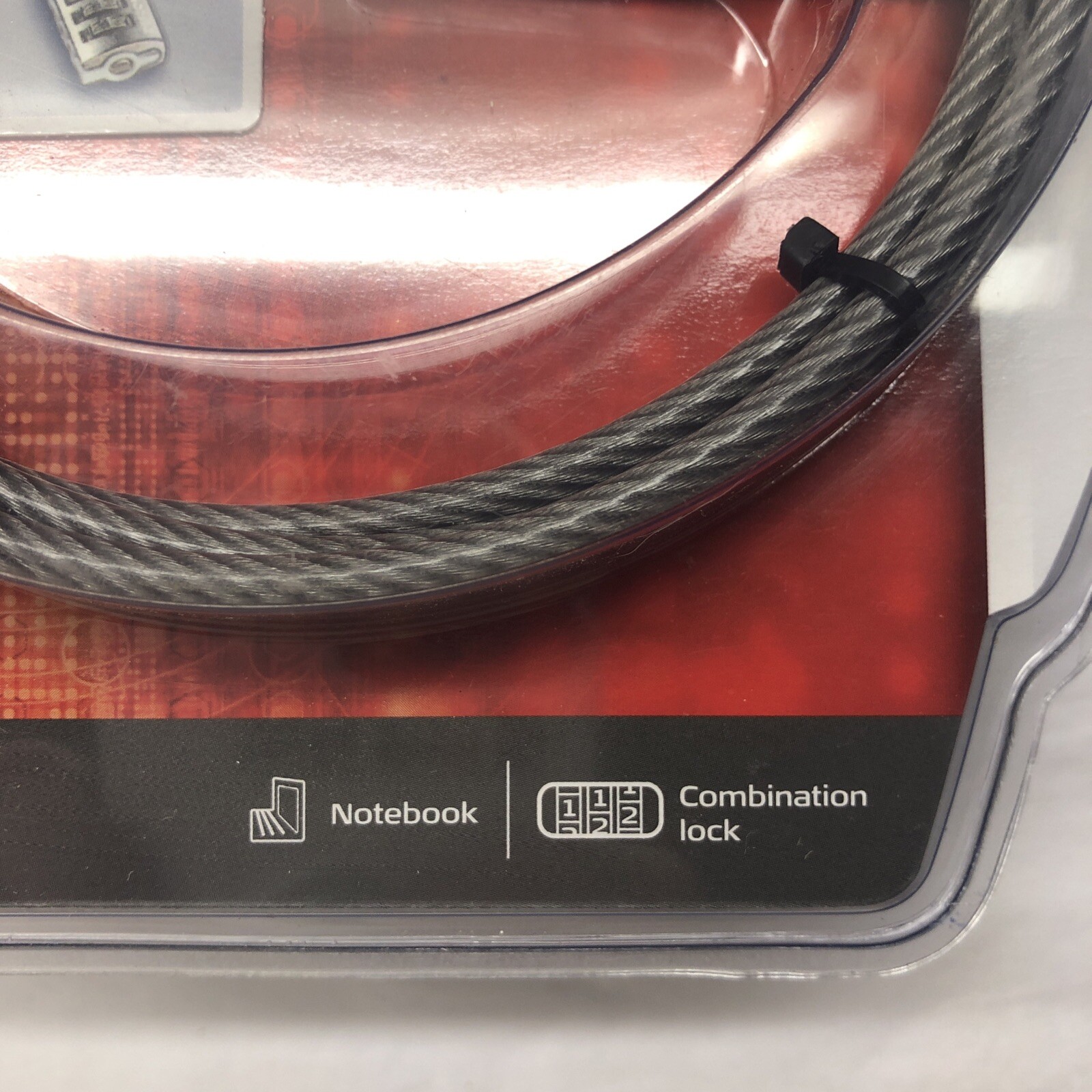 Targus DEFCON CL Laptop Computer Cable Lock Resettable 4 Digit-Code Galvanize