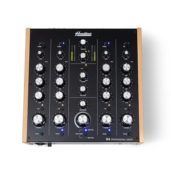 Headliner R4 Four-Channel Analog Rotary DJ Mixer #HL90120