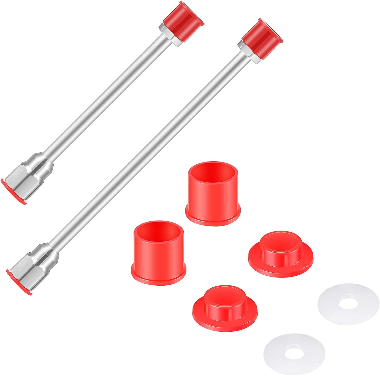 2 Pieces Airless Paint Sprayer Tip Extension Pole 2 Sizes Extension Rod for Airl